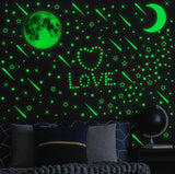 Moonlight Glow In The Dark Meteor Star Wall Decal Sticker Ceiling Home Room