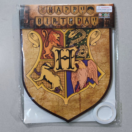 Harry Potter Wizard Magic Paper Banner HAPPY BIRTHDAY Kids Party Decoration - Go2buy Australia