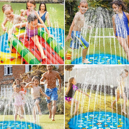 Inflatable Alphabet Premium Splash Play mat Water Sprinkle Spray pad Toys 100cm - Go2buy Australia
