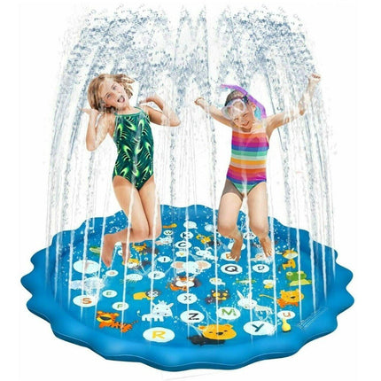 Inflatable Alphabet Premium Splash Play mat Water Sprinkle Spray pad Toys 100cm - Go2buy Australia