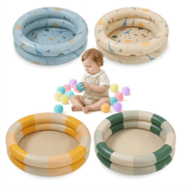 Inflatable Swimming Pool Portable Thickened PVC Indoor Outdoor For Baby Toddlers - Go2buy Australia