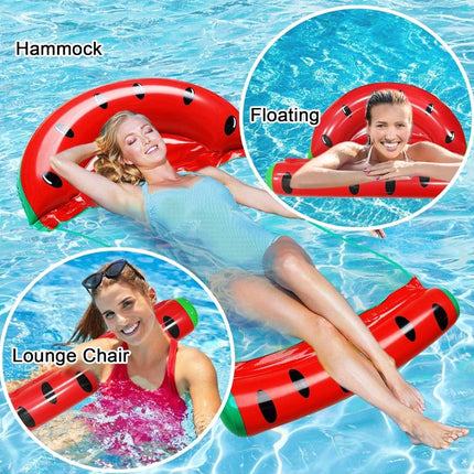 Inflatable Water Float Watermelon Pineapple Strawberry Pool Hammock Chair - Go2buy Australia