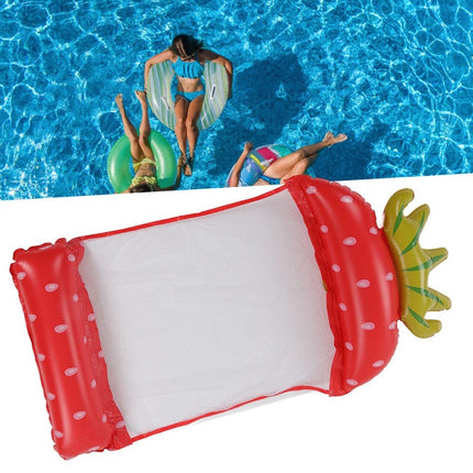 Inflatable Water Float Watermelon Pineapple Strawberry Pool Hammock Chair - Go2buy Australia