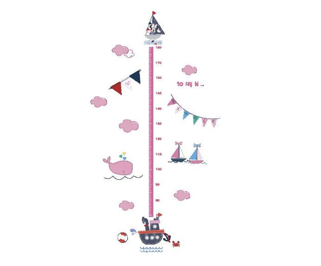 Kids Height Chart Wall Stickers Mickey Growth Measurement Ruler Removable Decal - Go2buy Australia