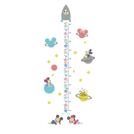 Kids Height Chart Wall Stickers Mickey Growth Measurement Ruler Removable Decal - Go2buy Australia
