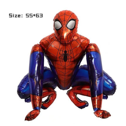 Large 3D Spiderman Batman Iron Man Kids Birthday Party Foil Balloon Marvel Hero - Go2buy Australia