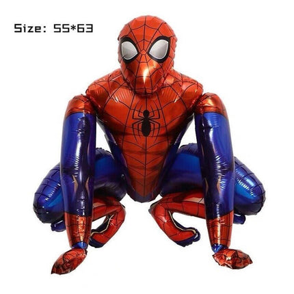 Large 3D Spiderman Batman Iron Man Kids Birthday Party Foil Balloon Marvel Hero - Go2buy Australia