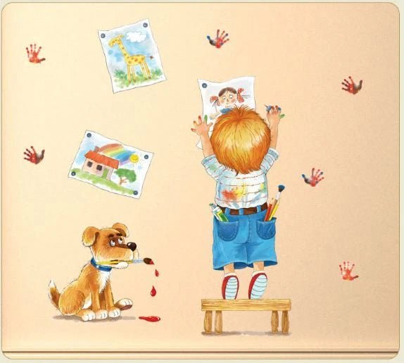 Little Artist Wall Sticker for Kids Room - Go2buy Australia