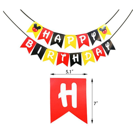 Mickey Mouse Helium Foil Balloons Happy Birthday Set Kids Party Decorations - Go2buy Australia