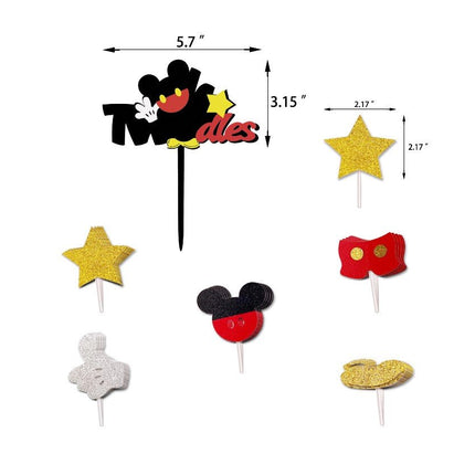 Mickey Mouse Helium Foil Balloons Happy Birthday Set Kids Party Decorations - Go2buy Australia