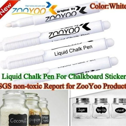 Monthly Chalkboard Calendar Wall Sticker with White Liquid Chalk Pens - Go2buy Australia