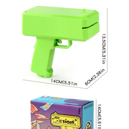 Multi - Coloured Money Shooter Blaster Gun for Parties - Go2buy Australia