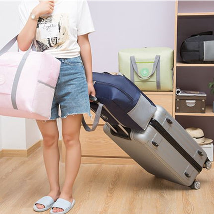 Oxford Foldable Waterproof Travel Clothes Organizer Storage Suitcase Luggage Bag - Go2buy Australia