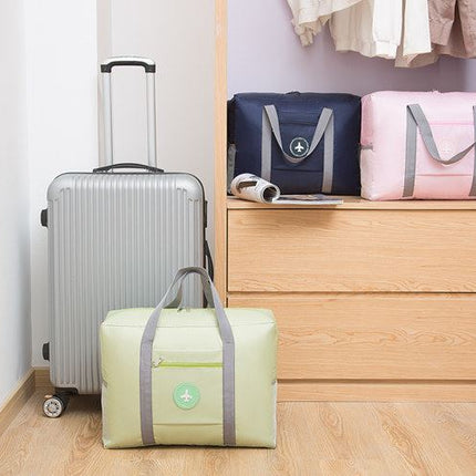 Oxford Foldable Waterproof Travel Clothes Organizer Storage Suitcase Luggage Bag - Go2buy Australia