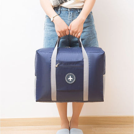 Oxford Foldable Waterproof Travel Clothes Organizer Storage Suitcase Luggage Bag - Go2buy Australia