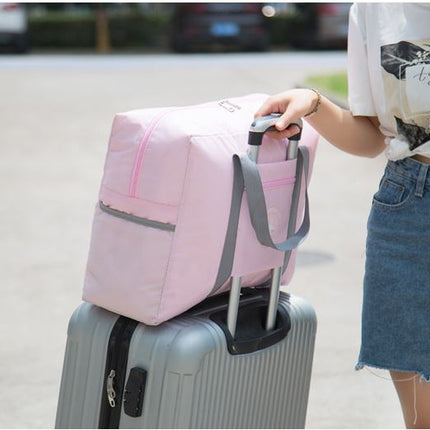 Oxford Foldable Waterproof Travel Clothes Organizer Storage Suitcase Luggage Bag - Go2buy Australia