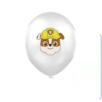 Paw Patrol Chase Marshal Rubble Foil Balloon Kids Birthday Party Decoration Set - Go2buy Australia