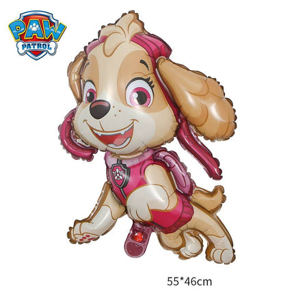 Paw Patrol Chase Marshal Rubble Foil Balloon Kids Birthday Party Decoration Set - Go2buy Australia