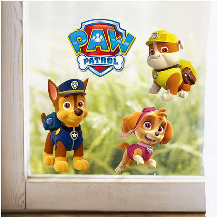 PAW Patrol Mini Character Wall Stickers Set - Chase, Marshall & Skye Small Decals for Kids Bedroom Furniture & Wall Decor - Go2buy Australia