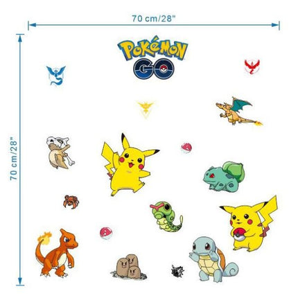 Pokemon Pikachu Wall Art Sticker Removable Kids Nursery Boy Vinyl Decal Decor - Go2buy Australia