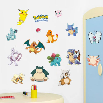 Pokemon Pikachu Wall Art Sticker Removable Kids Nursery Boy Vinyl Decal Decor - Go2buy Australia