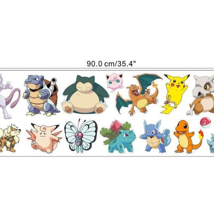 Pokemon Pikachu Wall Art Sticker Removable Kids Nursery Boy Vinyl Decal Decor - Go2buy Australia