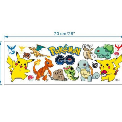 Pokemon Pikachu Wall Art Sticker Removable Kids Nursery Boy Vinyl Decal Decor - Go2buy Australia