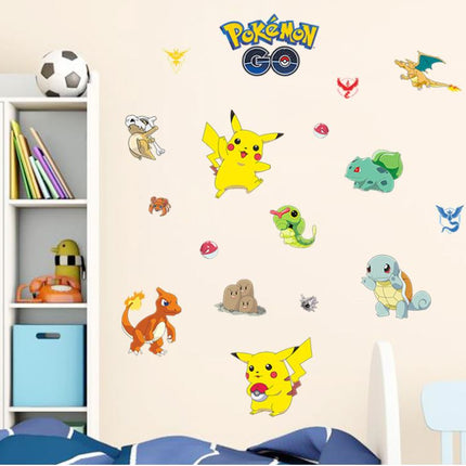 Pokemon Pikachu Wall Art Sticker Removable Kids Nursery Boy Vinyl Decal Decor - Go2buy Australia
