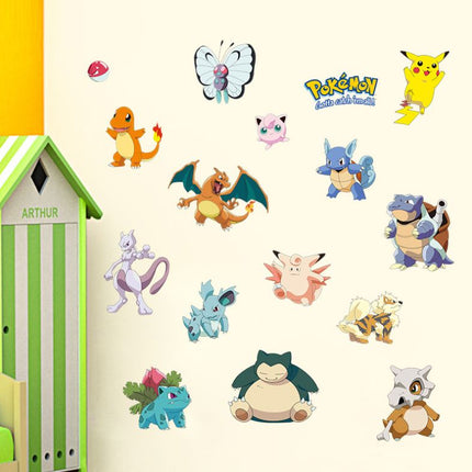 Pokemon Pikachu Wall Art Sticker Removable Kids Nursery Boy Vinyl Decal Decor - Go2buy Australia