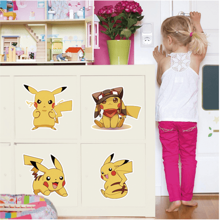 Pokemon Pikachu Wall Art Sticker Removable Kids Nursery Boy Vinyl Decal Decor - Go2buy Australia