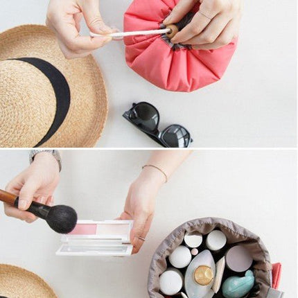 Portable Cylinder Multi - function Cosmetic Wash Travel Storage Bag Organizer - Go2buy Australia
