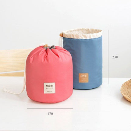 Portable Cylinder Multi - function Cosmetic Wash Travel Storage Bag Organizer - Go2buy Australia