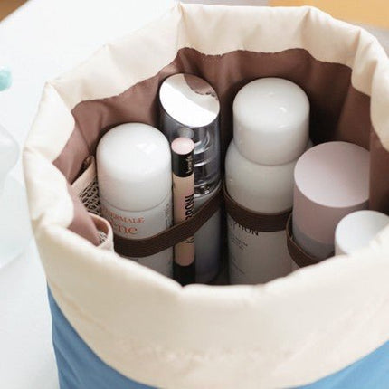 Portable Cylinder Multi - function Cosmetic Wash Travel Storage Bag Organizer - Go2buy Australia