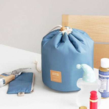 Portable Cylinder Multi - function Cosmetic Wash Travel Storage Bag Organizer - Go2buy Australia