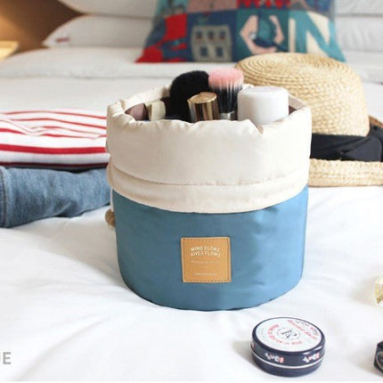 Portable Cylinder Multi - function Cosmetic Wash Travel Storage Bag Organizer - Go2buy Australia
