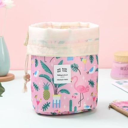 Portable Cylinder Multi - function Cosmetic Wash Travel Storage Bag Organizer - Go2buy Australia