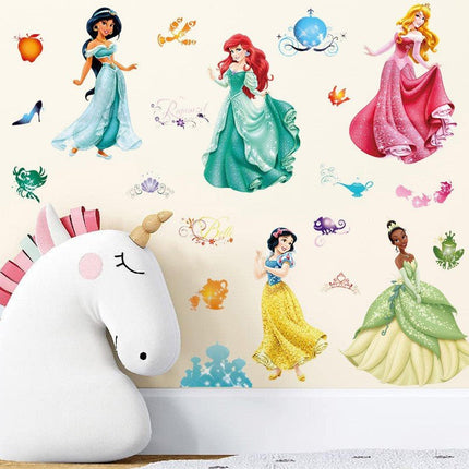 Princess Wall Stickers – Girls Bedroom Fairytale Room Decor Decals - Go2buy Australia