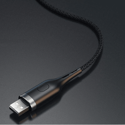 Product Title REMAX RC - 096i 2.1A USB to Lightning (iPhone) Leader Series Intelligent Digital Display Braided Fast Charging Cable - Go2buy Australia