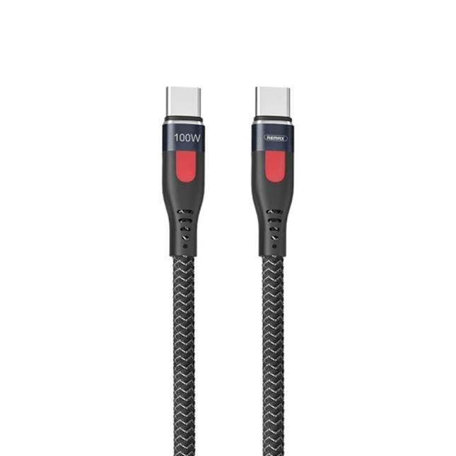 Remax Lesu Pro 1 - meter PD 100W USB Type - C To Type C Braid Fast Charging Data Cable RC - 187c - Go2buy Australia