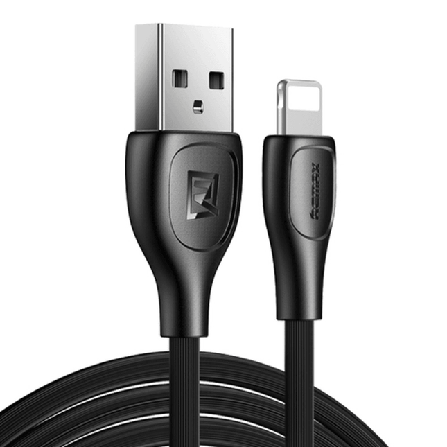 Remax Lesu Pro RC - 160i USB to Lightning Fast Charging and Data Cable - 2.1A, 1M - Black - Go2buy Australia