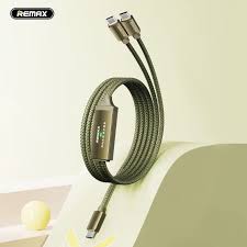 Remax RC - 092t Kerolla Series 100W 2 - in - 1 USB - C to Dual USB - C Fast Charging Cable - Green - Go2buy Australia