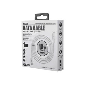Remax RC - 135l 18W USB - C to Lightning Fast Charging Cable for iPhone - White - Go2buy Australia