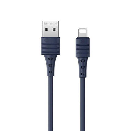 Remax RC - 179i Zeron Series USB to Lightning Fast Charging Cable - 1M - Blue - Go2buy Australia