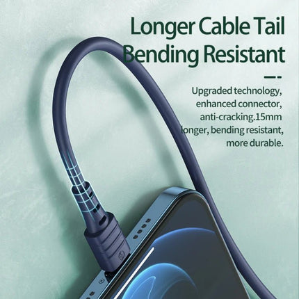 Remax RC - 179i Zeron Series USB to Lightning Fast Charging Cable - 1M - Blue - Go2buy Australia