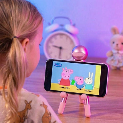 Remax RM - C58 Aliens Series Adjustable Phone & Tablet Stand (4 - 12.9") - Pink - Go2buy Australia