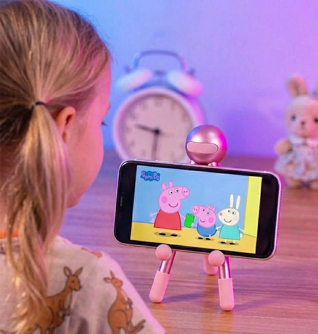 Remax RM - C58 Aliens Series Adjustable Phone & Tablet Stand (4 - 12.9") - Pink - Go2buy Australia