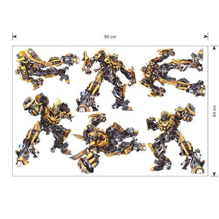 Transformers Bumblebee Wall Stickers – Robot Decal Set