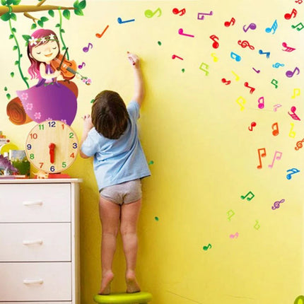 Violin Girl Wall Sticker for Bedroom, Music Room & Classroom