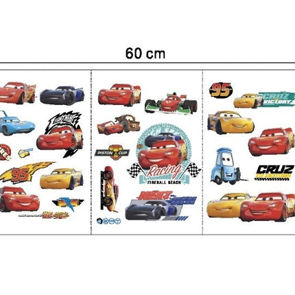 Racing Car Removable Wall Sticker – Kids Room Cartoon Car Decal