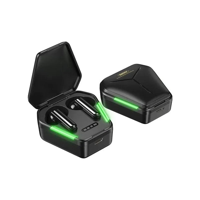 Remax TWS-30 True Wireless Gaming Earbuds - Bluetooth 5.0 Low Latency - Black